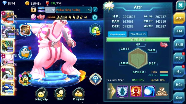 Mã : #TTS6741 - S890 - V13 - BXH : 10 - 1K2 Sách - Ho-oh & Diancie CHD Palkia CH Rayquaza Bc Nhiều Pet BC