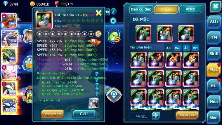 Mã : #TTS6741 - S890 - V13 - BXH : 10 - 1K2 Sách - Ho-oh & Diancie CHD Palkia CH Rayquaza Bc Nhiều Pet BC
