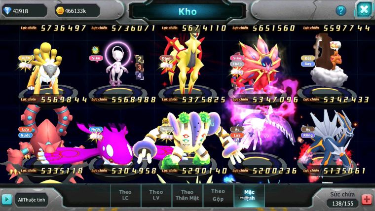 Mã : #TTS6739 - S1275 - V15 - 800 Sách - BXH : 8 - Ho-oh CHD Yvetal CH Vua Khiên Bc Rayquaza Bc Thần gió Bc Nhiều Pet HT