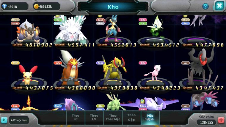 Mã : #TTS6739 - S1275 - V15 - 800 Sách - BXH : 8 - Ho-oh CHD Yvetal CH Vua Khiên Bc Rayquaza Bc Thần gió Bc Nhiều Pet HT