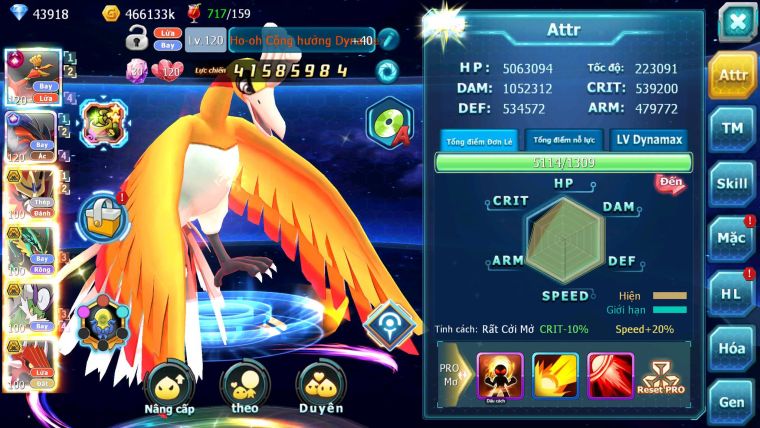 Mã : #TTS6739 - S1275 - V15 - 800 Sách - BXH : 8 - Ho-oh CHD Yvetal CH Vua Khiên Bc Rayquaza Bc Thần gió Bc Nhiều Pet HT