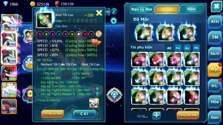 Mã : #TTS6749 - S1838 - V12 - BXH : 27 - Unvoa White Black DNM Tapu bulu Nhiều Pet Ht