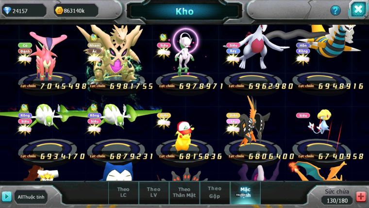 Mã : #TTS6748 - S189 - V14 - 24K KC - BXH:26 - Hoopa Bá Chủ Ho-h Dnm Ray bc Unvoa WB Bc Nhiều Pet HT