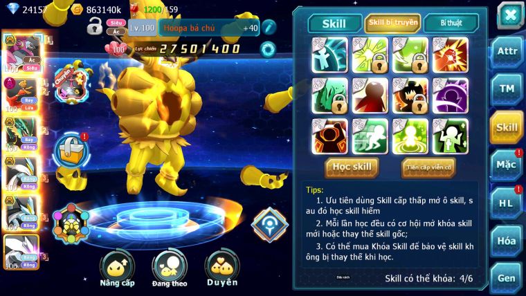 Mã : #TTS6748 - S189 - V14 - 24K KC - BXH:26 - Hoopa Bá Chủ Ho-h Dnm Ray bc Unvoa WB Bc Nhiều Pet HT
