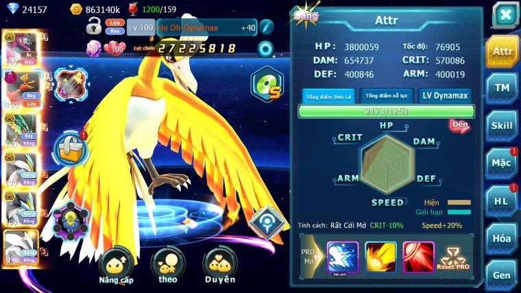 Mã : #TTS6748 - S189 - V14 - 24K KC - BXH:26 - Hoopa Bá Chủ Ho-h Dnm Ray bc Unvoa WB Bc Nhiều Pet HT