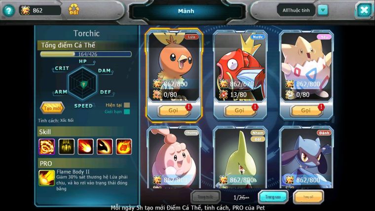 Mã : #TTS6748 - S189 - V14 - 24K KC - BXH:26 - Hoopa Bá Chủ Ho-h Dnm Ray bc Unvoa WB Bc Nhiều Pet HT