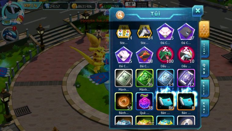 Mã : #TTS6748 - S189 - V14 - 24K KC - BXH:26 - Hoopa Bá Chủ Ho-h Dnm Ray bc Unvoa WB Bc Nhiều Pet HT