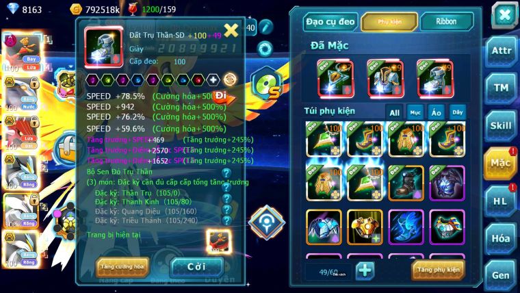 Mã : #TTS6747 - S1292 - V8 - BXH : 49 - Ho-oh Dnm Qvbc bc Qvld Bc Groudon Bc Unvoa WB Bc