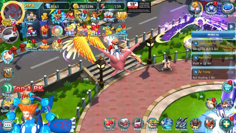 Mã : #TTS6747 - S1292 - V8 - BXH : 49 - Ho-oh Dnm Qvbc bc Qvld Bc Groudon Bc Unvoa WB Bc