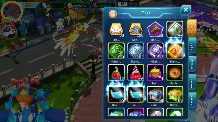 Mã : #TTS6747 - S1292 - V8 - BXH : 49 - Ho-oh Dnm Qvbc bc Qvld Bc Groudon Bc Unvoa WB Bc
