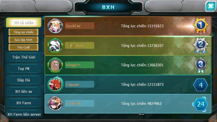 Mã : #TTS6746 - S1881  - V6 - BXH : 23 - Unvoa Ho-oh Bc Lugia Nhiều Pet HT
