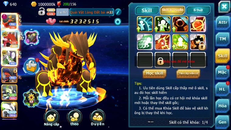 Mã : #TTS6743 - S1660 - V8 - Ho-oh Dnm Qvld Bc Thần Gio bc Unvoa Yvetal Nhiều Pet HT