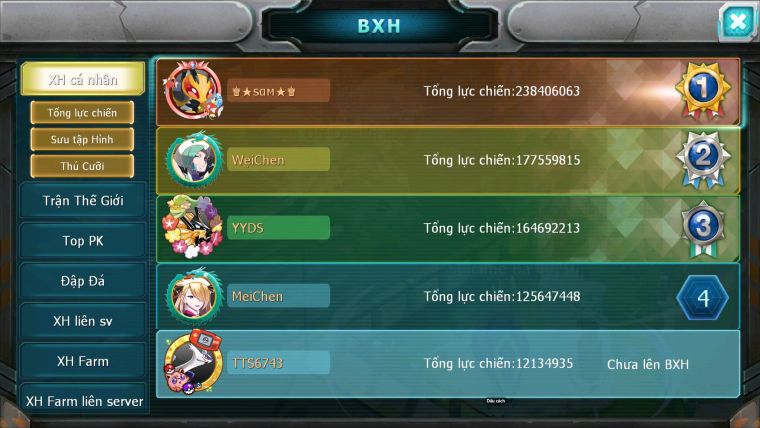 Mã : #TTS6743 - S1660 - V8 - Ho-oh Dnm Qvld Bc Thần Gio bc Unvoa Yvetal Nhiều Pet HT