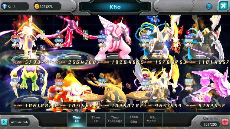 Mã : #TTS6758 - S1253 - V14 - BXH : 3- Ho-oh CHD Yvetal & Palkia CH Unvoa Bc WB Dynamax Nhiều Pet HT