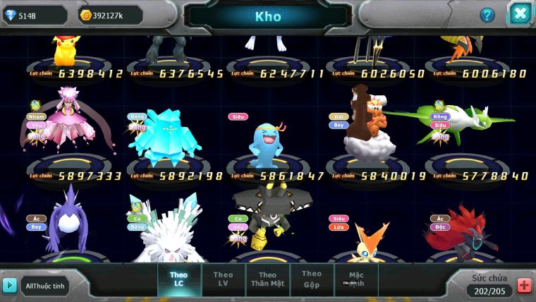 Mã : #TTS6758 - S1253 - V14 - BXH : 3- Ho-oh CHD Yvetal & Palkia CH Unvoa Bc WB Dynamax Nhiều Pet HT