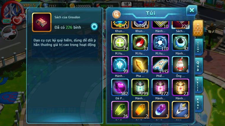 Mã : #TTS6756 - S1803 - V15 - BXH : 44 - Vua Kiếm Bc Ho-oh Dnm Pr Digla Bc Miraidon + 100M Bc Nhiều Pet Ht
