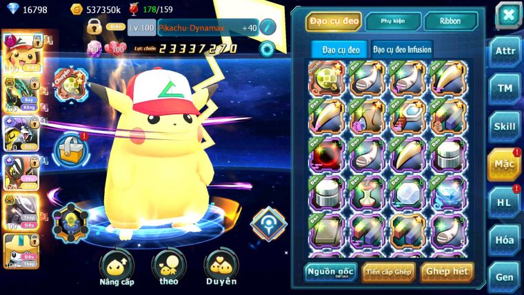 Mã : #TTS6751 - S916 - V12 - 16K KC - BXH : 27 - 2K Sách - Pikachu Dnm Ray Bc Tapu Koko Raikou CH Qúa êm