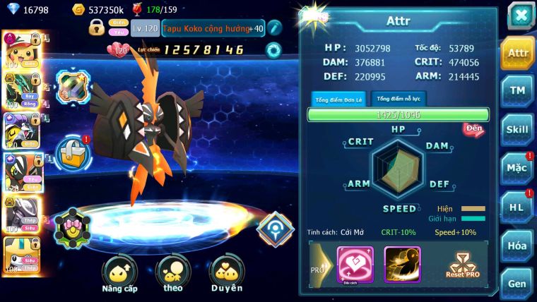 Mã : #TTS6751 - S916 - V12 - 16K KC - BXH : 27 - 2K Sách - Pikachu Dnm Ray Bc Tapu Koko Raikou CH Qúa êm