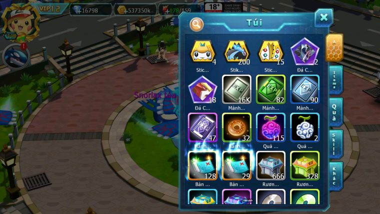 Mã : #TTS6751 - S916 - V12 - 16K KC - BXH : 27 - 2K Sách - Pikachu Dnm Ray Bc Tapu Koko Raikou CH Qúa êm