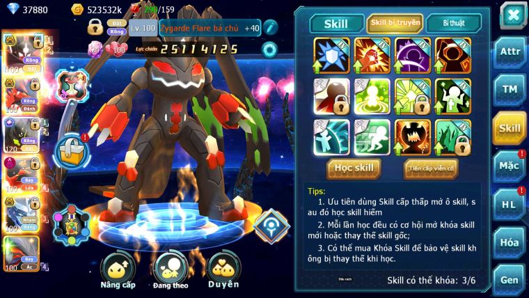 Mã : #TTS6773 - S1448 - V15 - 37K8 KC - Zflare Bc Koraidon bc Z100 CH Ho-oh Dnm Nhiều Pet Bc