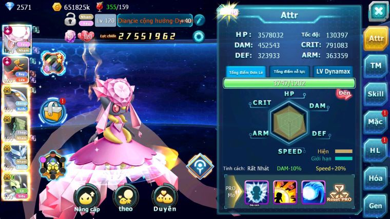 Mã : #TTS6772 - S1368 - V14 - BXH: 50 - Diancie &Ho-oh CHD Qvbc Bc Sakataka Bc Thần Gio bc Rắn Băng Bc