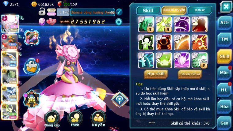 Mã : #TTS6772 - S1368 - V14 - BXH: 50 - Diancie &Ho-oh CHD Qvbc Bc Sakataka Bc Thần Gio bc Rắn Băng Bc