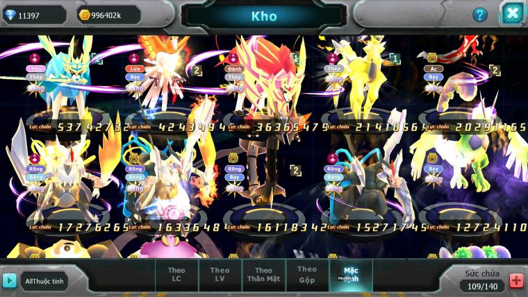 Mã : #TTS6770 - S1123 - BXH : 5  - V17 - Vua kiếm Khiên Dynamax Ho-oh CHD Yvetal Bc Arc Thép Dnm Unvoa Bc WB Dnm Metal Bc