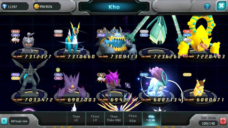 Mã : #TTS6770 - S1123 - BXH : 5  - V17 - Vua kiếm Khiên Dynamax Ho-oh CHD Yvetal Bc Arc Thép Dnm Unvoa Bc WB Dnm Metal Bc
