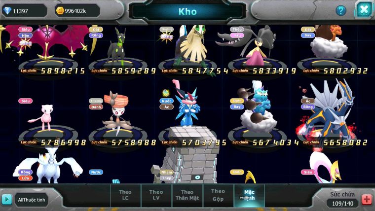 Mã : #TTS6770 - S1123 - BXH : 5  - V17 - Vua kiếm Khiên Dynamax Ho-oh CHD Yvetal Bc Arc Thép Dnm Unvoa Bc WB Dnm Metal Bc