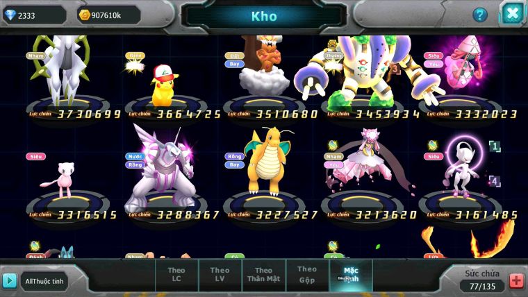 Mã : #TTS6769 - S980 - V6 - 410 Sách - BXH : 44 - Ho-oh CHD Lugia Bc Mew giáp bc hentran Bc Qvld Bc Nhiều Pet HT Bc
