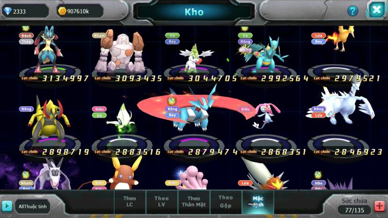 Mã : #TTS6769 - S980 - V6 - 410 Sách - BXH : 44 - Ho-oh CHD Lugia Bc Mew giáp bc hentran Bc Qvld Bc Nhiều Pet HT Bc