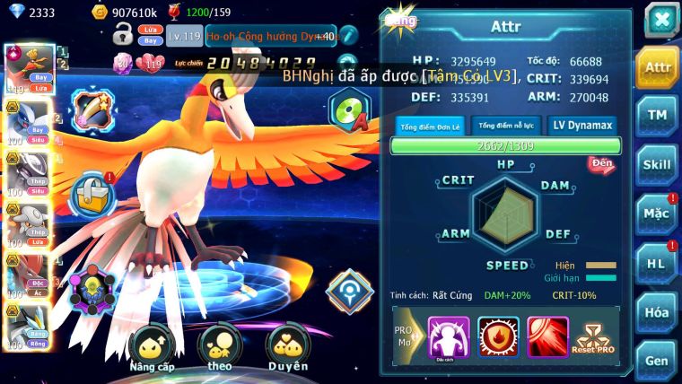 Mã : #TTS6769 - S980 - V6 - 410 Sách - BXH : 44 - Ho-oh CHD Lugia Bc Mew giáp bc hentran Bc Qvld Bc Nhiều Pet HT Bc