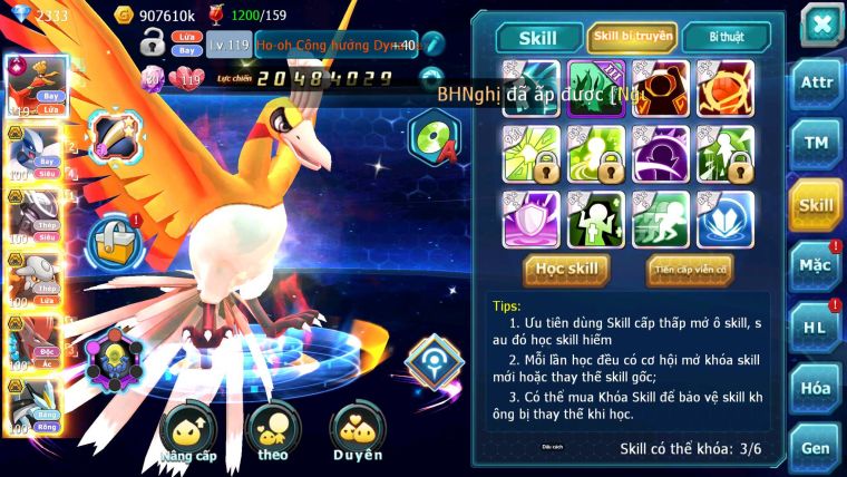 Mã : #TTS6769 - S980 - V6 - 410 Sách - BXH : 44 - Ho-oh CHD Lugia Bc Mew giáp bc hentran Bc Qvld Bc Nhiều Pet HT Bc