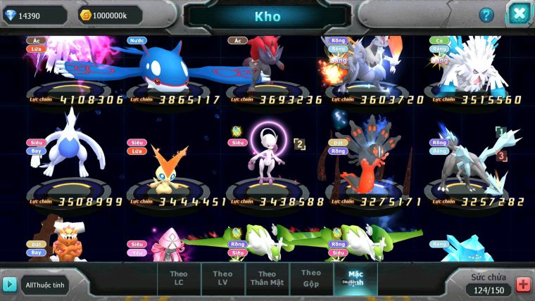 Mã : #TTS6767 - S1596 - V13 - BXH : 41 - 14K KC - Ho-oh CHD Diancie Dnm Unvoa  Thần gio Bc Sakataka Bc Rắn Băng Bc