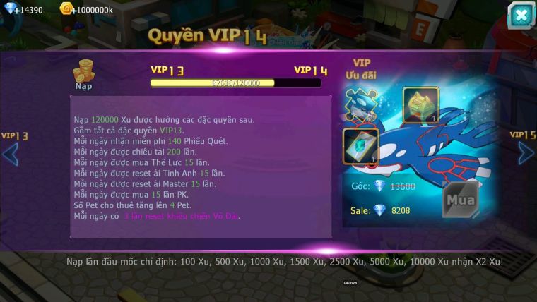 Mã : #TTS6767 - S1596 - V13 - BXH : 41 - 14K KC - Ho-oh CHD Diancie Dnm Unvoa  Thần gio Bc Sakataka Bc Rắn Băng Bc