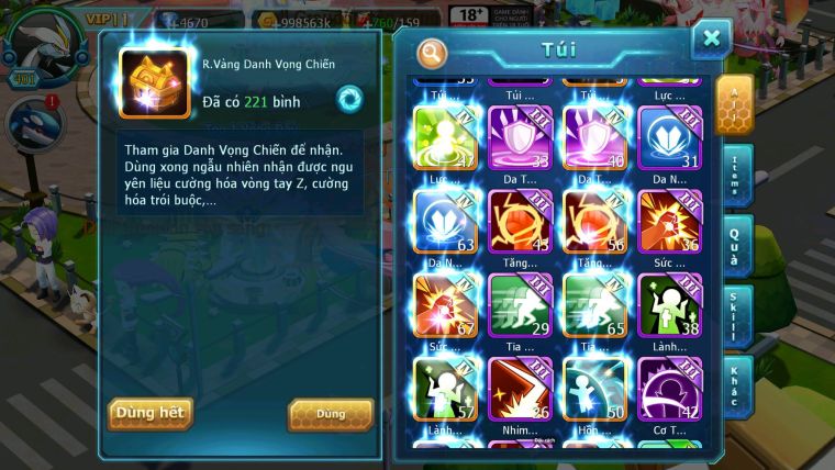Mã : #TTS6766 - S9 -  V11 - BXH : 22 - White CHD Palkia & Black CH Ho-oh Dnm Rayquaza 3 Team