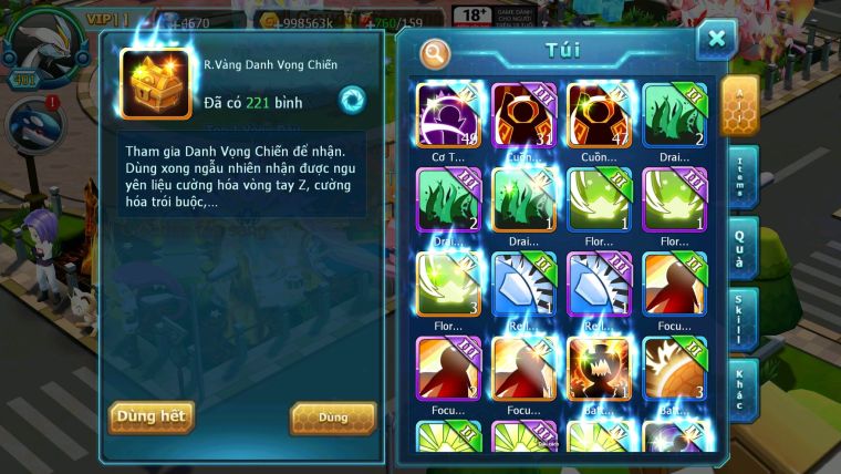 Mã : #TTS6766 - S9 -  V11 - BXH : 22 - White CHD Palkia & Black CH Ho-oh Dnm Rayquaza 3 Team