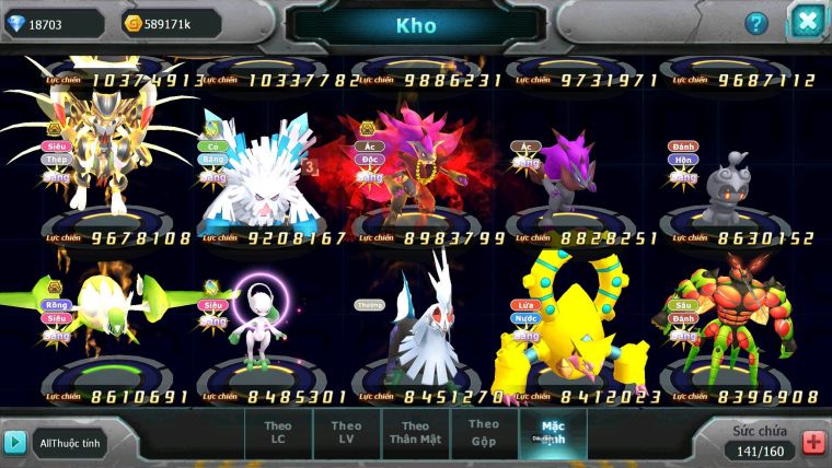 Mã : #TTS6774 - S979 - V19 - BXH : 2 ALL - Black & White & Ho-oh CHD Vua Kiếm Metal Dnm Yvetal CH Khiên Bc Nhiều Pet Ht