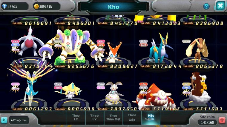 Mã : #TTS6774 - S979 - V19 - BXH : 2 ALL - Black & White & Ho-oh CHD Vua Kiếm Metal Dnm Yvetal CH Khiên Bc Nhiều Pet Ht