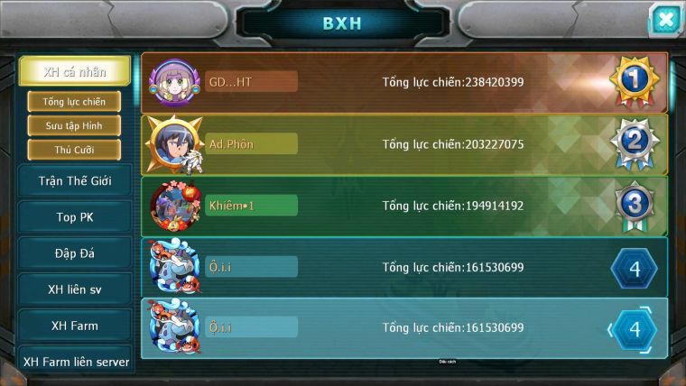 Mã : #TTS6781 - S561 - V15 - BXH: 4 - Ho-oh & Diancie CHD Palkia & Yvetal CH WB Dnm