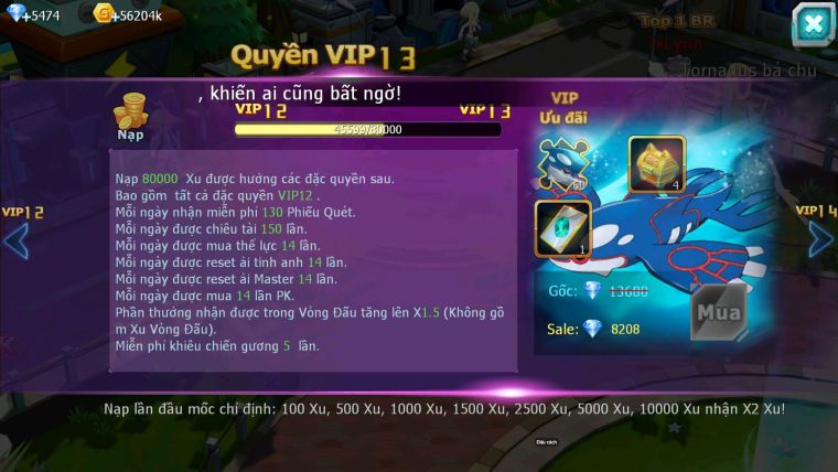 Mã : #TTS6801 - S1878 - V12 - BXH : 12 - 430 Sách - Ho-oh Dnm Thần Gio Bc Yvetal nhiều Pet HT