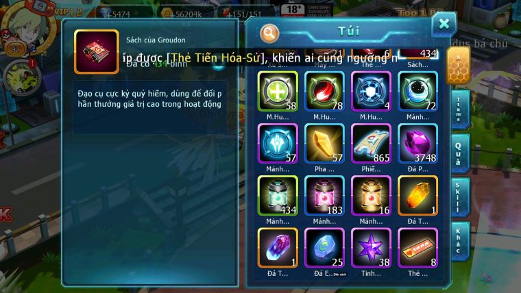 Mã : #TTS6801 - S1878 - V12 - BXH : 12 - 430 Sách - Ho-oh Dnm Thần Gio Bc Yvetal nhiều Pet HT