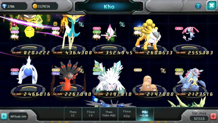 Mã : #TTS6808 - S1783 - V10 - 500 Sách - Tapu Bulu Dnm Xerm Bá Chủ Celebi raikou zflare mes lugia