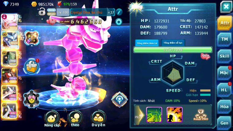 Mã : #TTS6817 - S1733 - V12 - Diancie CHD Rắn Băng Sakataka Bc Cặp Lati Bc Nhiều Pet Ht