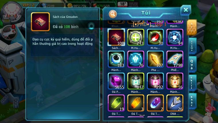 Mã : #TTS6817 - S1733 - V12 - Diancie CHD Rắn Băng Sakataka Bc Cặp Lati Bc Nhiều Pet Ht