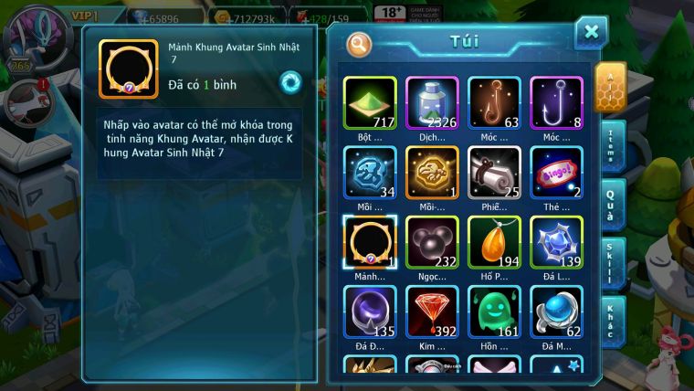 Mã : #TTS6816 - S777 - V1 - SIÊU TÍCH TÀI NGUYÊN - 65K8 KC - 5K Sách - Suicun Đủ mảnh Dnm CH Và 1 Số Pet Ht