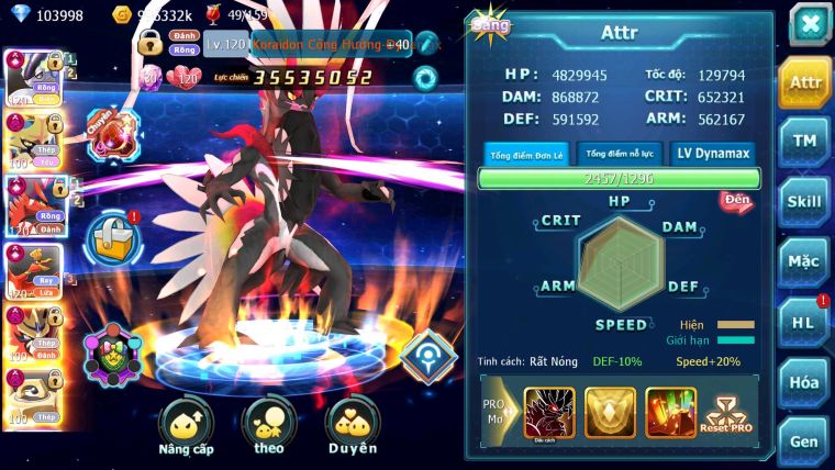 Mã : #TTS6821 - S1550 - TOP2-3C - V20 - 103K KC - 10K Sách - Miraidon & Koraidon & Ho-oh CHD Kiếm Khiên Metal Dnm Eternatus Cặp Z100 Bá Chủ