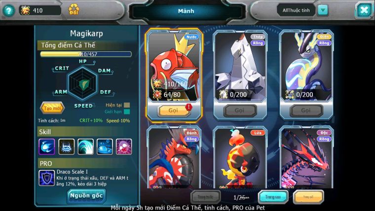 Mã : #TTS6838 - S1897 - BXH : 3 ALL - Hồn Tâm Bc Xerm Bc Tapu Bulu Bc Unvoa Kyogre Bc