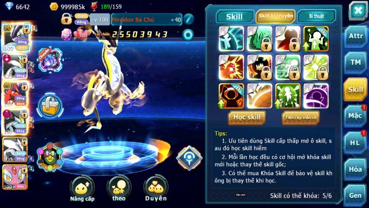 Mã : #TTS6836 - S1731 - BXH : 5 - 1K7 Sách - V15 - 146M CH  Miradon & Koraidon Bc White CHD Black Dnm Unvoa Nhiều Pet HT