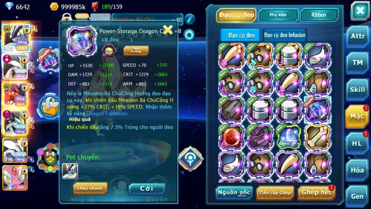 Mã : #TTS6836 - S1731 - BXH : 5 - 1K7 Sách - V15 - 146M CH  Miradon & Koraidon Bc White CHD Black Dnm Unvoa Nhiều Pet HT